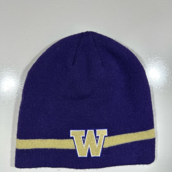 Washington Huskies Beanie Adidas One Size Fits Most - Picture 1 of 5